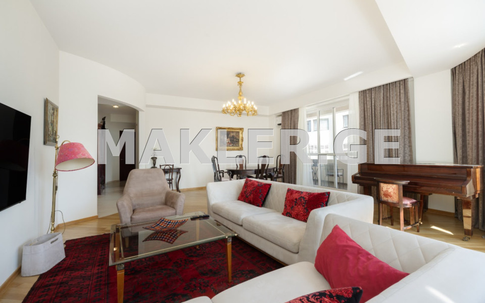  For Rent 4 room  Apartment in Vake dist.  in I. Chavchavadze Ave. 