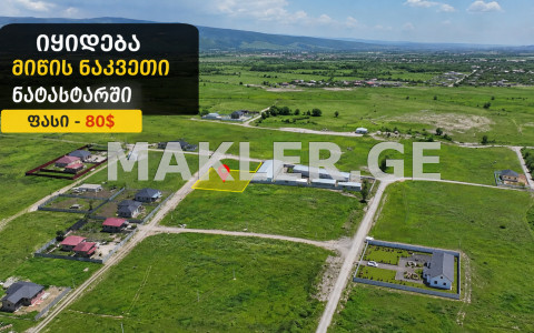  For Sale 625 m² space Land in Natakhtari