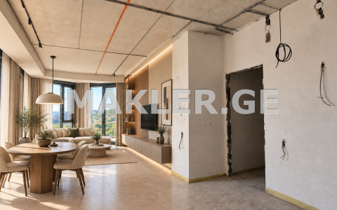  For Sale 7 room  Apartment in Saburtalo dist.  in Tamarashvili st. 
